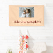 einfaches Hinzufügen IHRES FOTOS TEXT CHRISTMAS Ba Banner (Insitu)