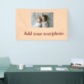 einfaches Hinzufügen IHRES FOTOS TEXT CHRISTMAS Ba Banner (Messeveranstaltung)