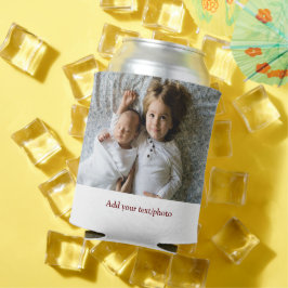 einfaches Hinzufügen IHRES FOTOS TEXT CHRISTMAS C Dosenkühler