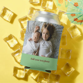 einfaches Hinzufügen IHRES FOTOS TEXT CHRISTMAS C Dosenkühler