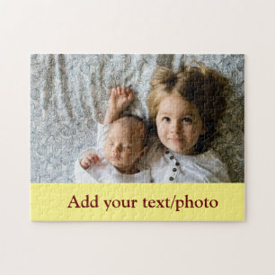 einfaches Hinzufügen IHRES FOTOS TEXT CHRISTMAS J Puzzle