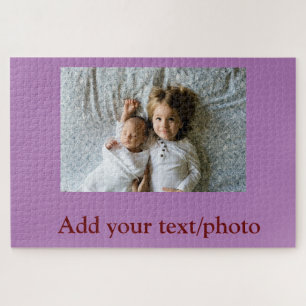 einfaches Hinzufügen IHRES FOTOS TEXT CHRISTMAS J Puzzle