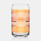 einfaches Hinzufügen Ihres Logos/Designs mit rosa  Dosenglas (Rechts)