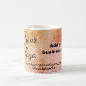 einfaches Hinzufügen Ihres Logos/Designs mit rosa  Kaffeetasse (Mittel)