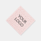 einfaches Hinzufügen Ihres Logos/Designs zu Ihrem Serviette (Ecke)