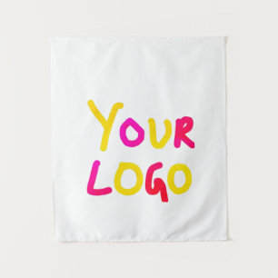 einfaches Hinzufügen Ihres Logos/Designs zu Ihrem Wandteppich