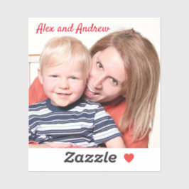 Einfaches Hinzufügen von Bild und Text Aufkleber