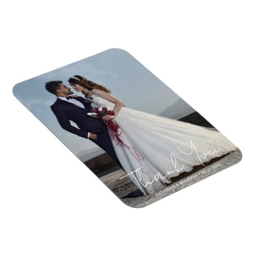 Einfaches Hinzufügen von Namen und Datum für Hochz Magnet (Rechte Seite)