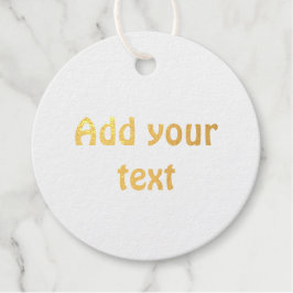 einfaches Hinzufügen von Text-Details für Ihr Logo Geschenkanhänger