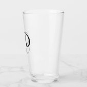 einfaches Hinzufügen von Text-Monogramm-Foto Glas (Links)