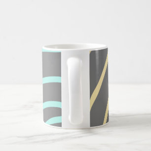einfaches Hinzufügen von Text-Monogramm-Foto Kaffeetasse