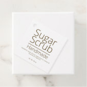 Einfaches, hoch entwickeltes Sugar Scrub Business  Geschenkanhänger (Beispiel)