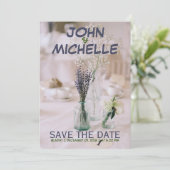 Einfaches Hochzeitbudget Einladung (Stehend Vorderseite)