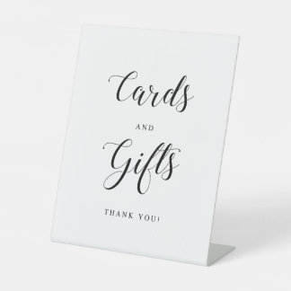 einfaches Hochzeitsgeschenk Sockelschild