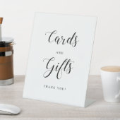 einfaches Hochzeitsgeschenk  Sockelschild (In SItu)