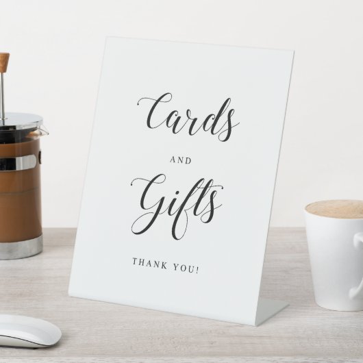 einfaches Hochzeitsgeschenk  Sockelschild (In SItu)