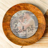 Einfaches Hochzeitsstich für Fotos Einladung