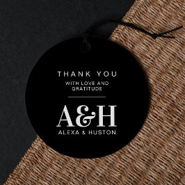 Einfaches Hochzeitssymbol Minimalistisch Geschenkanhänger