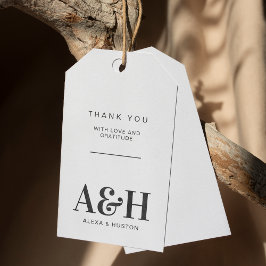 Einfaches Hochzeitssymbol Minimalistisch Geschenkanhänger