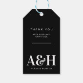 Einfaches Hochzeitssymbol Minimalistisch Geschenkanhänger (Vorderseite)