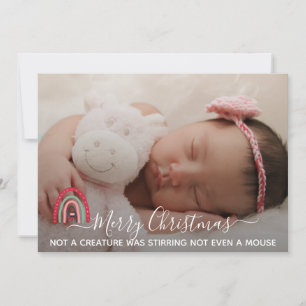 Einfaches Holiday Foto Frohe Weihnachten