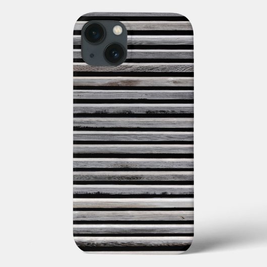 Einfaches Holzstreifenmuster Case-Mate iPhone Hülle (Rückseite)