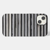 Einfaches Holzstreifenmuster iPhone Hülle (Rückseite (Horizontal))
