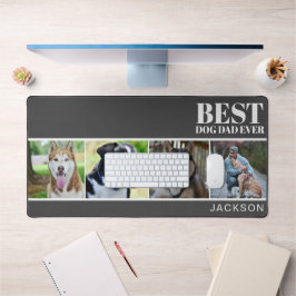 Einfaches Hund-Vater für vier Fotomaterialien Schreibtischunterlage