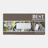 Einfaches Hund-Vater für vier Fotomaterialien Schreibtischunterlage (Tastatur & Maus)