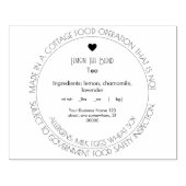 Einfaches Hütte-Recht - Briefmarke von Lebensmitte Gummistempel (Prägung)