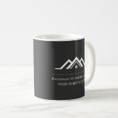 Einfaches Immobilienmakler-Geschäft Kaffeetasse (VorderseiteRechts)