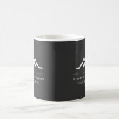 Einfaches Immobilienmakler-Geschäft Kaffeetasse (Mittel)