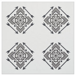 Einfaches Indianerpfeil Geometrisches Muster Stoff