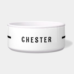 Einfaches Individuelle Name Großhund Napf