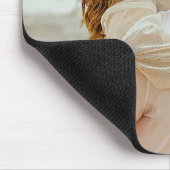 Einfaches individuelles Design Foto personalisiert Mousepad (Ecke)