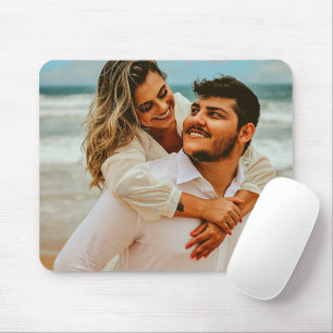 Einfaches individuelles Design Foto personalisiert Mousepad