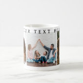 Einfaches individuelles Foto Valentinstag Kaffee T Kaffeetasse (Mittel)