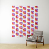 einfaches individuelles Instagram-Logo-Hintergrund Wandteppich (Beispiel)