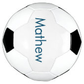 einfaches initialbuchstabe monogramm fügen sie ihr fußball (Gedreht)