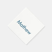 einfaches initialbuchstabe monogramm fügen sie ihr serviette (Ecke)