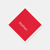 einfaches initialbuchstabe monogramm fügen sie ihr serviette (Ecke)