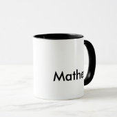 einfaches initialbuchstabe monogramm fügen sie ihr tasse (VorderseiteRechts)