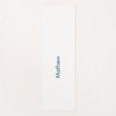 einfaches initialbuchstabe monogramm fügen sie ihr yogamatte (Vorderseite)