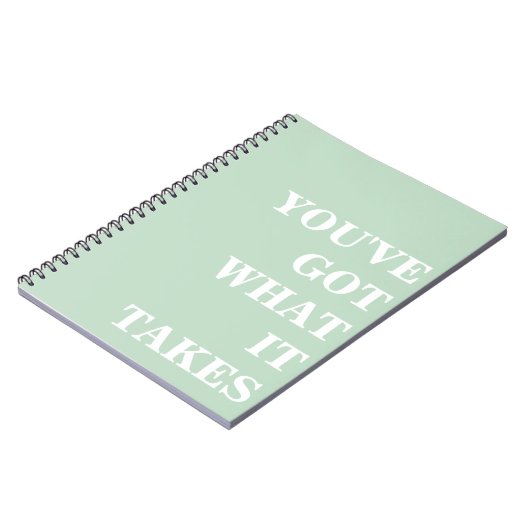 Einfaches InspirationsNotebook Notizblock (Linke Seite)