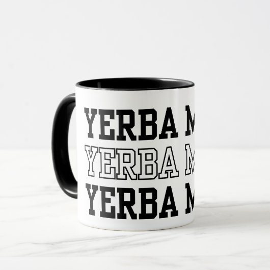 EINFACHES JERBE MATE TASSE (Vorderseite Links)