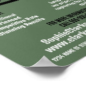 Einfaches Kamerasymbol, Fotograf, Miete für Fotogr Poster (Ecke)