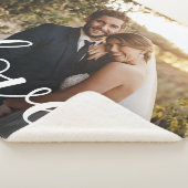 Einfaches Keepake-Liebe-Skript Benutzerdefiniertes Sherpadecke (3/4)