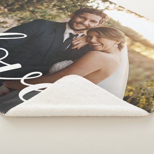 Einfaches Keepake-Liebe-Skript Benutzerdefiniertes Sherpadecke (3/4)