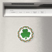 Einfaches keltisches Kleeblatt-Festmagnet Magnet (In Situ (Geschirrspüler))