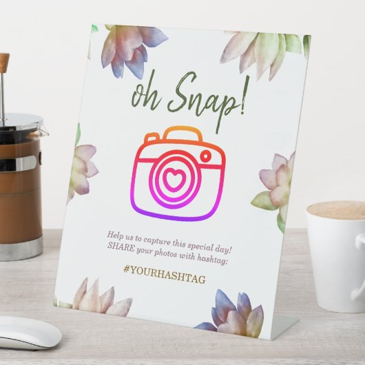 Einfaches klassisches Brautparty Sockelschild (In Situ)